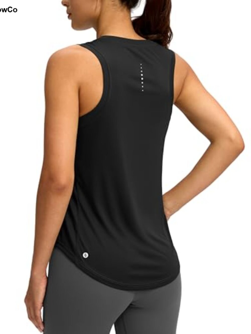 SANTINY Womens Workout Tank Top Racerback Athletic Shirt Sleeveless